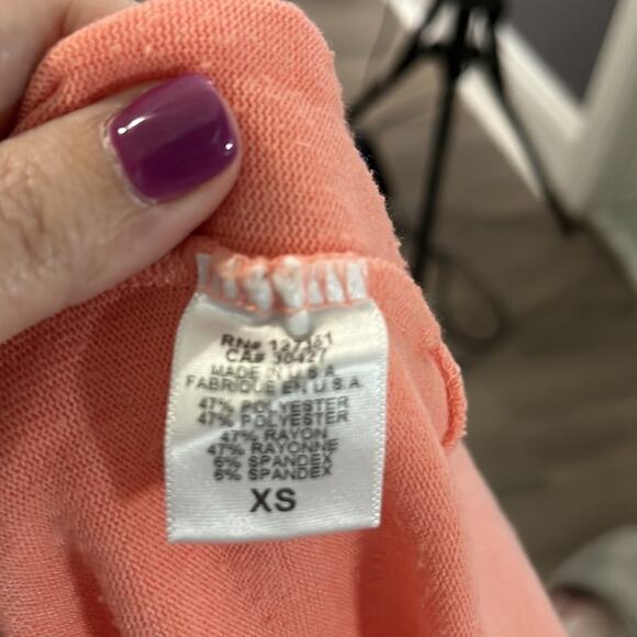 Wildfox Pink Long Sleeve Crewneck Sweatshirt Rose All Day Graphic Size XS - Picture 7 of 9